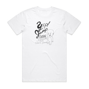 Daniel Johnston Yipjump Music Album Cover T-Shirt White