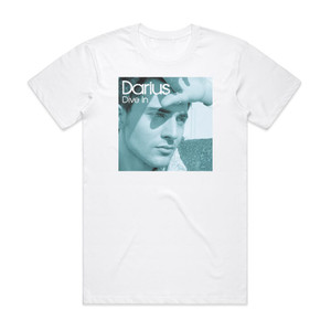 Darius Dive In Album Cover T-Shirt White Darius Dive In Album Cover T-Shirt White