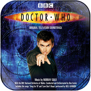 Murray Gold Doctor Who Original Television Soundtrack Album Cover Sticker