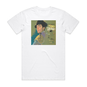 Dean Martin Dino Latino Album Cover T-Shirt White Dean Martin Dino Latino Album Cover T-Shirt White