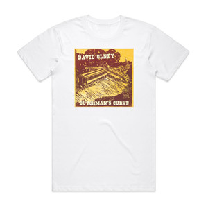 David Olney Dutchmans Curve Album Cover T-Shirt White David Olney Dutchmans Curve Album Cover T-Shirt White