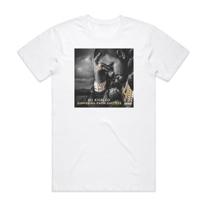 DJ Khaled Suffering From Success Album Cover T-Shirt White DJ Khaled Suffering From Success Album Cover T-Shirt White