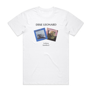 Deke Leonard Iceberg Kamikaze Album Cover T-Shirt White Deke Leonard Iceberg Kamikaze Album Cover T-Shirt White