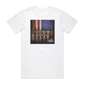 Dope American Apathy Album Cover T-Shirt White Dope American Apathy Album Cover T-Shirt White
