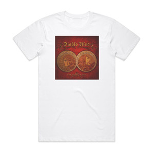 Diablo Blvd The Greater God Album Cover T-Shirt White Diablo Blvd The Greater God Album Cover T-Shirt White
