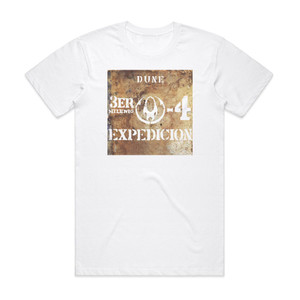 Dune Expedicion Album Cover T-Shirt White Dune Expedicion Album Cover T-Shirt White