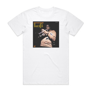 Donald Byrd Kofi Album Cover T-Shirt White Donald Byrd Kofi Album Cover T-Shirt White
