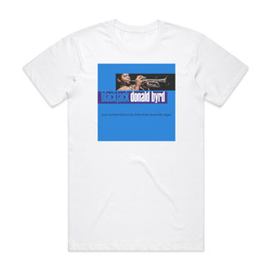 Donald Byrd Blackjack Album Cover T-Shirt White Donald Byrd Blackjack Album Cover T-Shirt White