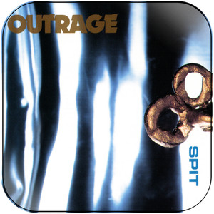 Outrage Spit Album Cover Sticker