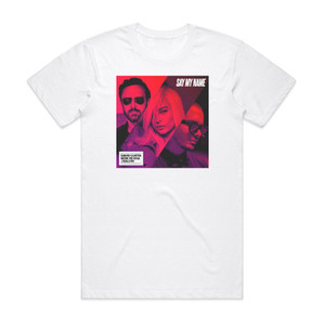 David Guetta Say My Name Album Cover T-Shirt White