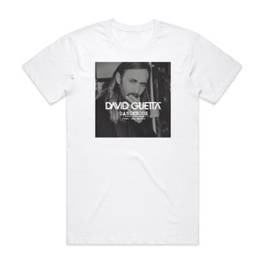 David Guetta Dangerous Album Cover T-Shirt White David Guetta Dangerous Album Cover T-Shirt White