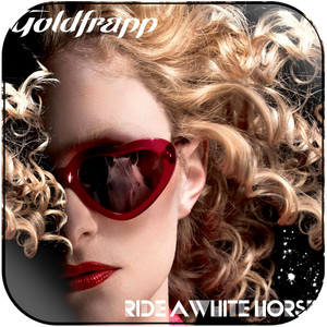 Goldfrapp Ride A White Horse Album Cover Sticker Goldfrapp Ride A White Horse Album Cover Sticker