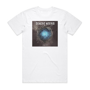 Desert Storm Omens Album Cover T-Shirt White Desert Storm Omens Album Cover T-Shirt White