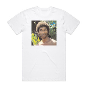 Djavan Meu Lado Album Cover T-Shirt White Djavan Meu Lado Album Cover T-Shirt White