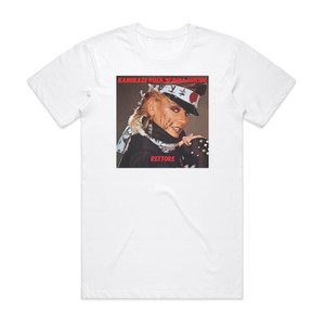 Donatella Rettore Kamikaze Rock N Roll Suicide Album Cover T-Shirt White