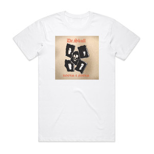 Dr Skull Rools 4 Fools Album Cover T-Shirt White