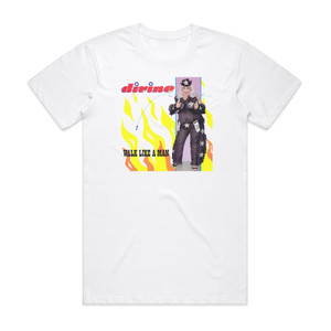 Divine Walk Like A Man Album Cover T-Shirt White Divine Walk Like A Man Album Cover T-Shirt White
