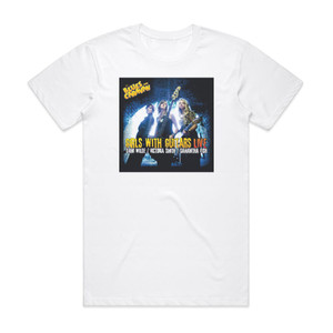 Dani Wilde Girls With Guitars Live Album Cover T-Shirt White Dani Wilde Girls With Guitars Live Album Cover T-Shirt White