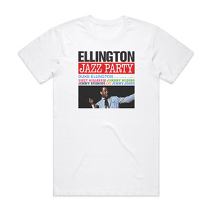 Duke Ellington and His Orchestra Jazz Party 1 Album Cover T-Shirt White