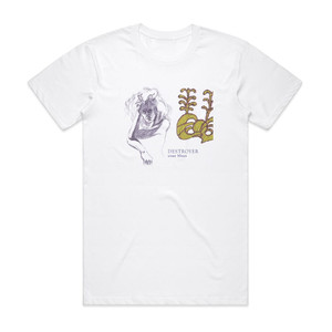 Destroyer Your Blues Album Cover T-Shirt White Destroyer Your Blues Album Cover T-Shirt White