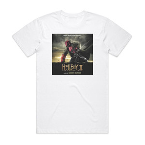 Danny Elfman Hellboy Ii The Golden Army Album Cover T-Shirt White Danny Elfman Hellboy Ii The Golden Army Album Cover T-Shirt White