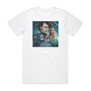 Danny Elfman Edward Scissorhands 1 Album Cover T-Shirt White Danny Elfman Edward Scissorhands 1 Album Cover T-Shirt White