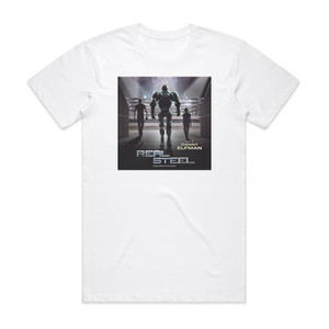 Danny Elfman Real Steel Album Cover T-Shirt White Danny Elfman Real Steel Album Cover T-Shirt White