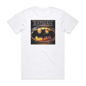 Danny Elfman Batman 3 Album Cover T-Shirt White Danny Elfman Batman 3 Album Cover T-Shirt White