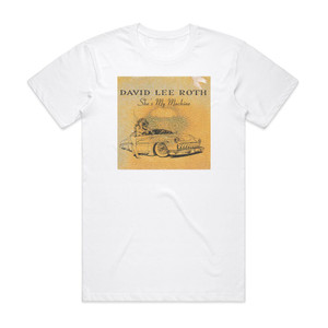David Lee Roth Shes My Machine Album Cover T-Shirt White