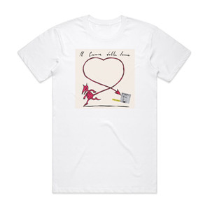 Dori Ghezzi Il Cuore Delle Donne Album Cover T-Shirt White Dori Ghezzi Il Cuore Delle Donne Album Cover T-Shirt White