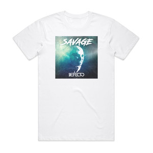 Defecto Savage Album Cover T-Shirt White Defecto Savage Album Cover T-Shirt White