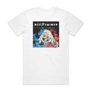Dee Snider Sick Mutha Fkers Live In The Usa Album Cover T-Shirt White Dee Snider Sick Mutha Fkers Live In The Usa Album Cover T-Shirt White