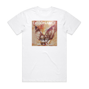 Dissonance Look To Forget Album Cover T-Shirt White Dissonance Look To Forget Album Cover T-Shirt White