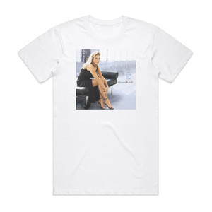 Diana Krall The Look Of Love Album Cover T-Shirt White Diana Krall The Look Of Love Album Cover T-Shirt White