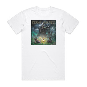 Demons and Wizards Demons Wizards 1 Album Cover T-Shirt White Demons and Wizards Demons Wizards 1 Album Cover T-Shirt White