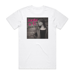 Diana Silva Junto A T Album Cover T-Shirt White Diana Silva Junto A T Album Cover T-Shirt White