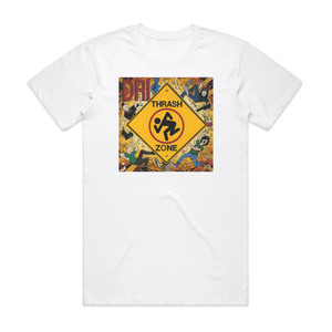 DRI Thrash Zone Album Cover T-Shirt White