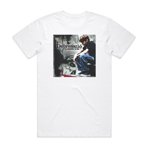 Depresszio Az Breds Tjn Album Cover T-Shirt White Depresszio Az Breds Tjn Album Cover T-Shirt White
