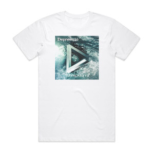 Depresszio Vzvlaszt Album Cover T-Shirt White Depresszio Vzvlaszt Album Cover T-Shirt White