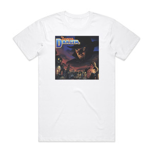 Danger Danger Danger Danger Album Cover T-Shirt White Danger Danger Danger Danger Album Cover T-Shirt White