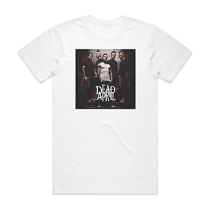 Dead by April Dead By April 1 Album Cover T-Shirt White Dead by April Dead By April 1 Album Cover T-Shirt White