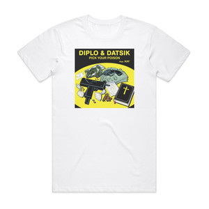 Datsik Pick Your Poison Album Cover T-Shirt White Datsik Pick Your Poison Album Cover T-Shirt White