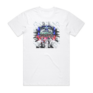 Datsik Firepower Domino Album Cover T-Shirt White Datsik Firepower Domino Album Cover T-Shirt White