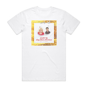 Dolly Parton Cuddle Up Cozy Down Christmas Album Cover T-Shirt White Dolly Parton Cuddle Up Cozy Down Christmas Album Cover T-Shirt White