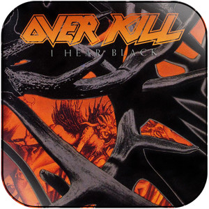 Overkill I Hear Black Album Cover Sticker