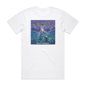 Deathraiser Violent Aggression Album Cover T-Shirt White