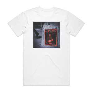 Dave Davies Rock Bottom Live At The Bottom Line Album Cover T-Shirt White Dave Davies Rock Bottom Live At The Bottom Line Album Cover T-Shirt White