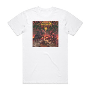 Disentomb Sunken Chambers Of Nephilim Album Cover T-Shirt White Disentomb Sunken Chambers Of Nephilim Album Cover T-Shirt White