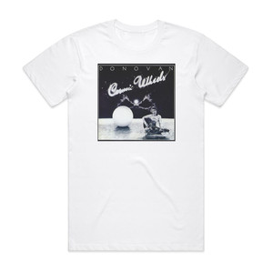 Donovan Cosmic Wheels Album Cover T-Shirt White Donovan Cosmic Wheels Album Cover T-Shirt White
