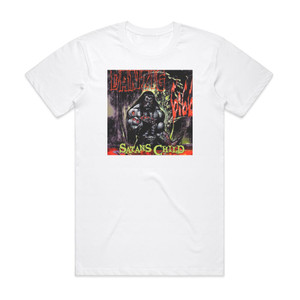 Danzig Danzig 666 Satans Child Album Cover T-Shirt White Danzig Danzig 666 Satans Child Album Cover T-Shirt White